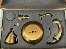 California Faucets Pressure Balance Shower System Trim in Lifetime Satin Gold