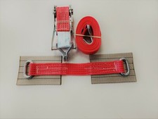 1x Red Car Trailer Transporter Recovery Straps Truck Heavy Duty Alloy Wheel Set