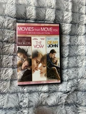 NEW The Words, The Vow & Dear John Movie Collection on DVD Sealed in Case