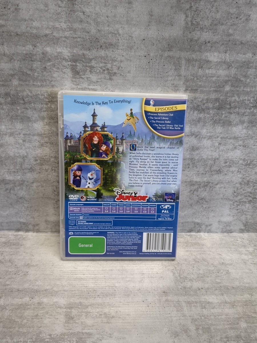 Sofia the First-The Secret Library (DVD, 2016) for sale online | eBay