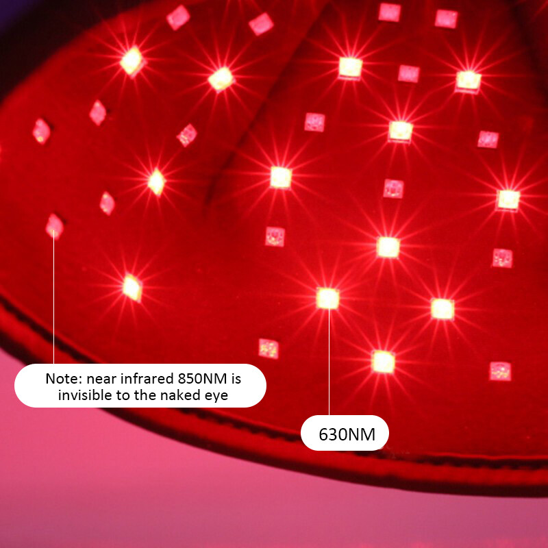 Sberna LED Red Light Therapy Hat, 215Pcs Leds 660Nm & 850Nm - View #2