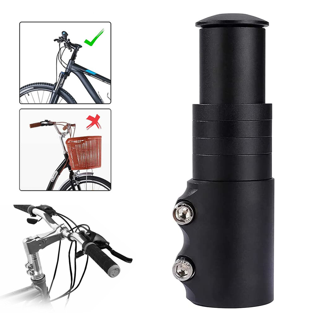12cm Bike Fork Stem Extender Bicycle Handlebar Riser Adapter MTB Bike  Bicycle