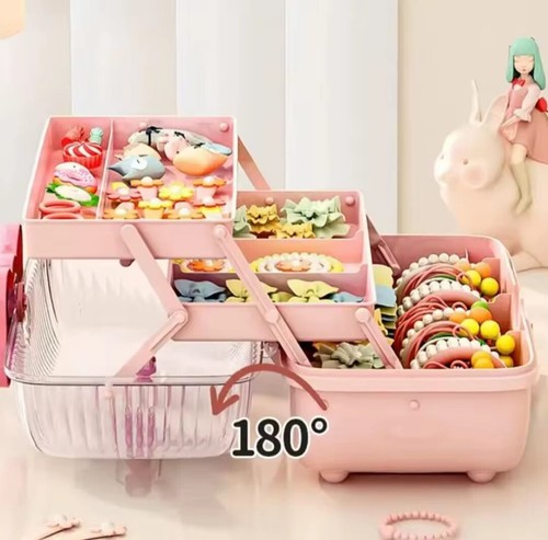 Hair Accessories Organizer Clips Necklaces Earrings Ties Women Supplies Crafts - 第 1/13 張圖片