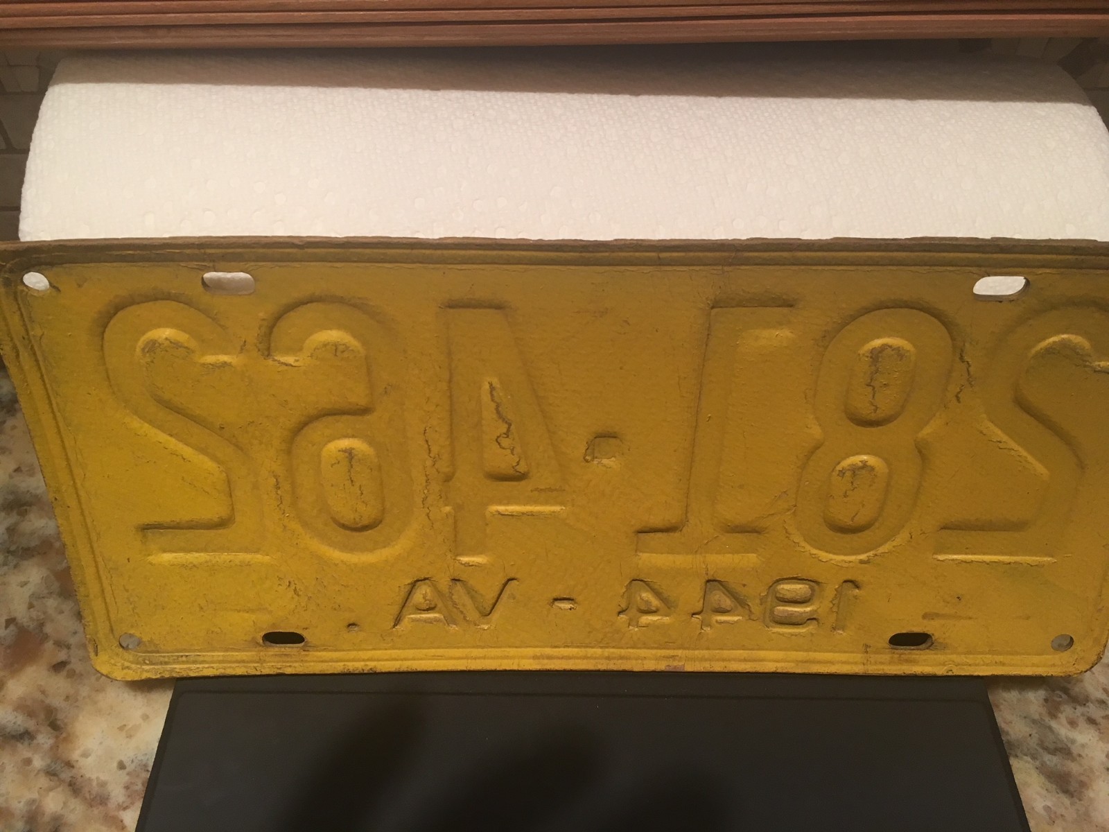 Antique 1944 Virginia License Plate Tag | eBay