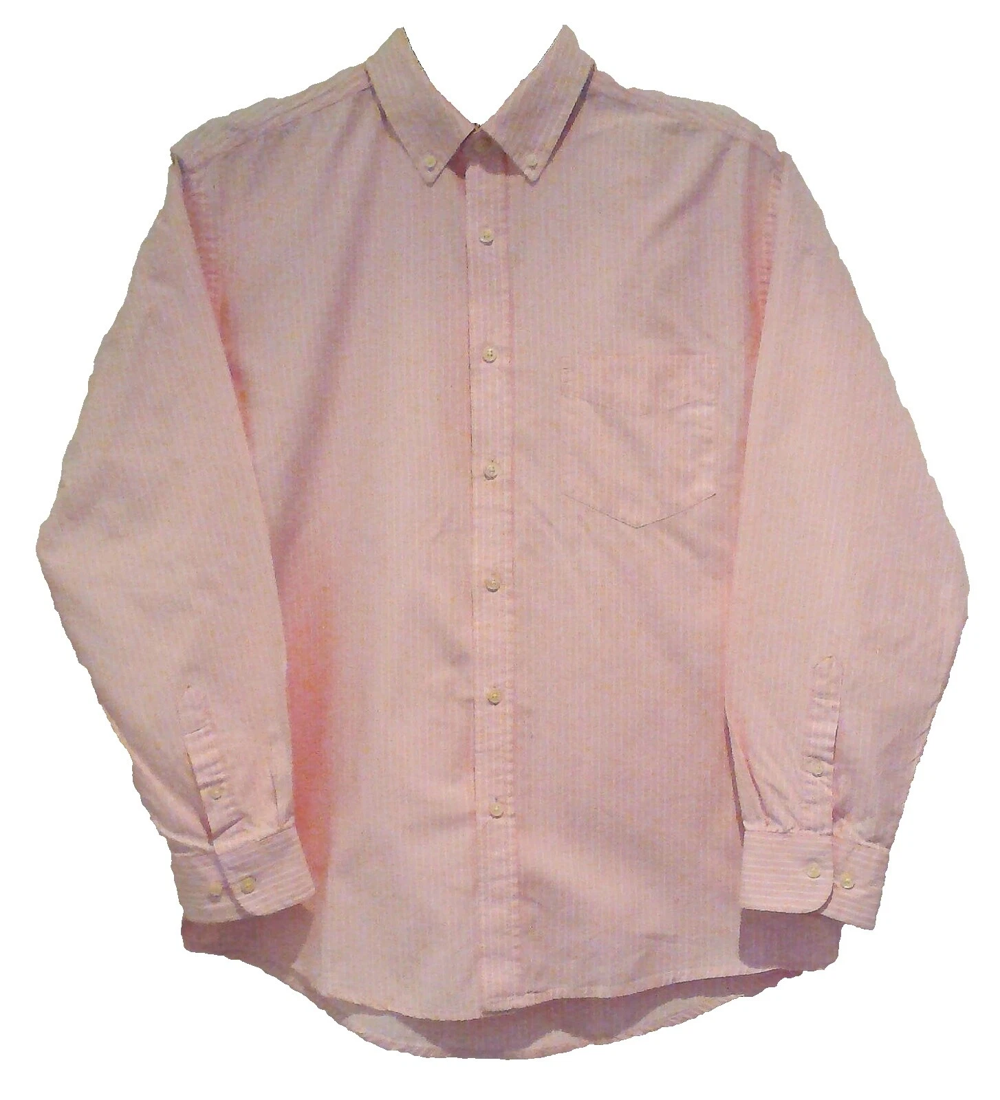 Camisas de vestir para hombre Faded Glory 100 % algodón a rayas