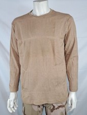 Thermal Top Vest Long SLeeve Surplus British Desert Base Layer Tan FR (3136)