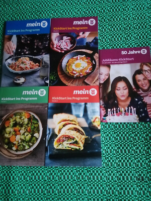 WEIGHT WATCHERS ANGEBOT 5 HEFTE SMARTPOINTS KICKSTART INS PROGRAMM EINKAUFSLISTE
