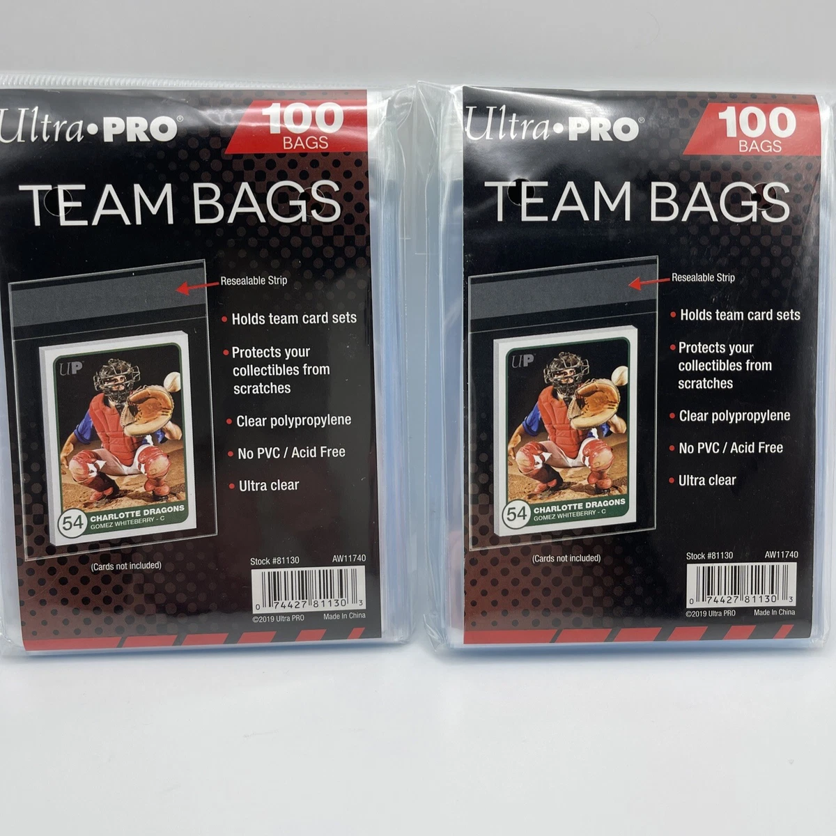 Sports Trading Card Team Set Bags for sale | eBay