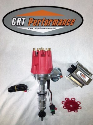 FORD FE 352-390-427-428 SMALL CAP HEI DISTRIBUTOR RED + HI PERFORMANCE 60K COIL
