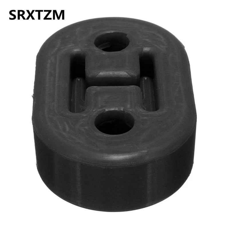 4 piezas NEGRO Universal Coche Goma Poliuretano 2 Agujeros 11MM Silenciador de Escape Suspensión Foto 4 de 4