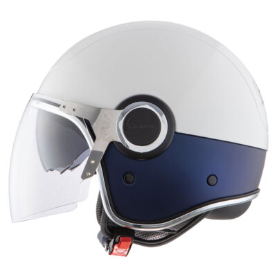 CASCO JET PIAGGIO VESPA VJ BIANCO BLU