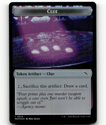 mtg murders at karlov manor clue cards Magic The Gathering - Murders at Karlov Manor - Magnifying Glass
