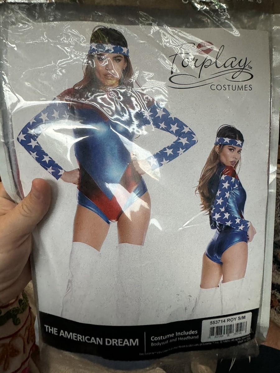 Forplay Astonishing Sexy American Dream Metallic Costume S/M | eBay