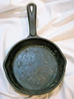 Wagner's 1891 Original Cast Iron Skillet - 6 1/2" Double Spout