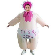 Inflatable Baby Costume Adults Blow Up Costume for Men Women Inflatable Hallo...