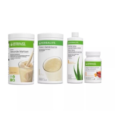 Gesunde Frühstück, set - Shake, Tee, Aloe, Protein | Herbalife | Abnehmen