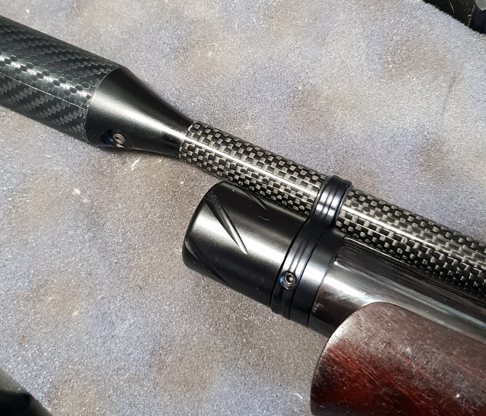 Carbon Barrel shroud cover Compatible with a Air Arms S400 / S410