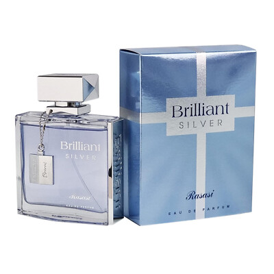 Rasasi Brilliant Silver Eau De Parfum 100ml For Men