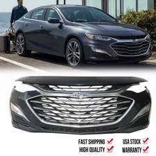 For Chevrolet Malibu 2019-2025 Front Bumper Cover Fascia Grille Kits Primed