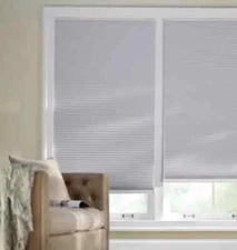 Shadow White Cordless Blackout Cellular Shade - 68 in. W x 72 in. L