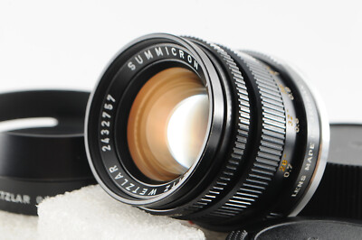 ◇265◇ MINT LENS in Pouch LEICA SUMMICRON-M 50mm f2【2nd】Black