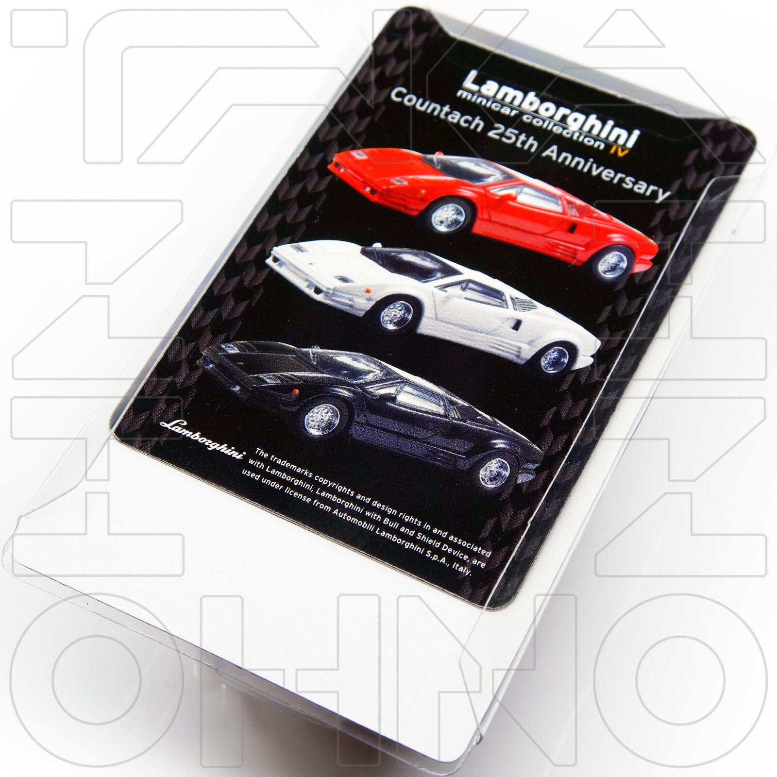 Lamborghini Countach 25th Anniversary 1988 KYOSHO 1:64 collection
