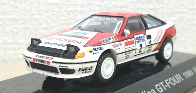 1/64 CM's 1990 TOYOTA CELICA GT-FOUR #2 RAC RALLY diecast car