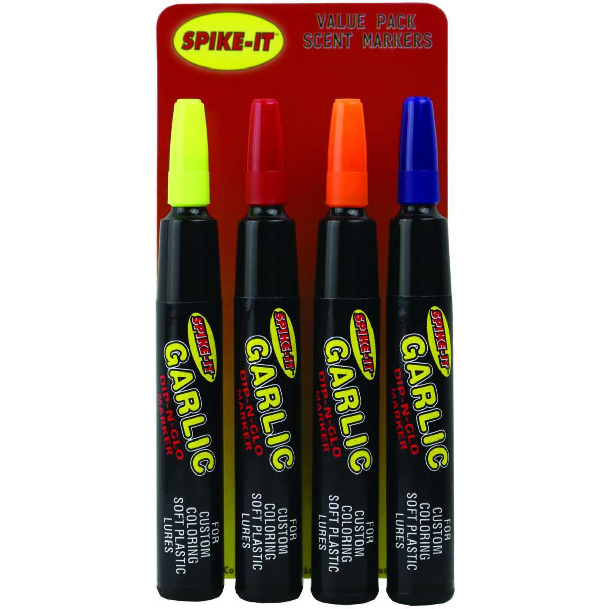 Spike It Marker Set Garlic 4pk Chart-Red-Orange-Blue 4 Markers