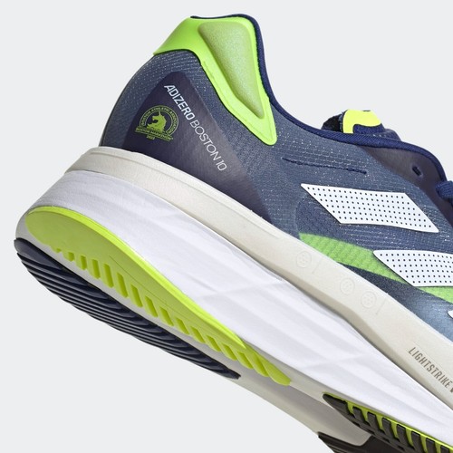New Adidas Adizero Boston 10 Running Shoes Boost Athletic Sz 9.5 Navy