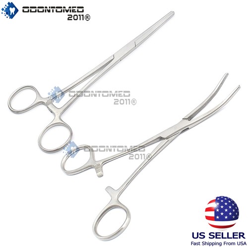 Grab This 18cm Stainless Steel Curved Hemostat Forceps - Locking Plier Tool, Perfect For Fishing Or Crafting!