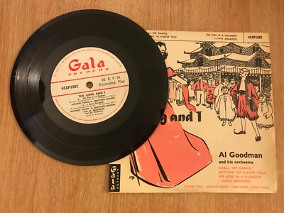 Al Goodman & His Orchestra - The King And I 7'' Record - Extended Play - 45XP1002