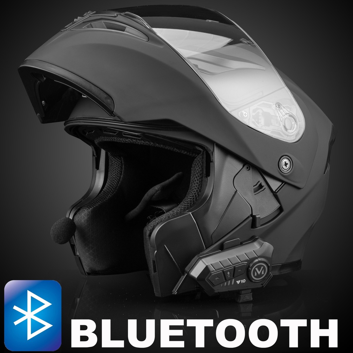 Snowmobile Bluetooth Helmet DOT Modular Full Face Dual Visor FlipUp Helmet Adult | eBay Snowmobile Bluetooth Helmet DOT Modular Full Face Dual Visor FlipUp Helmet Adult | eBay