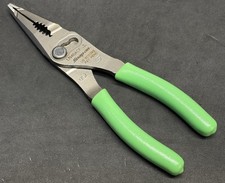 New Snap-on Tools Green Ln46acf Talon Grip 7 Needle Nose Slip-joint Pliers New Snap-on Tools Green Ln46acf Talon Grip 7 Needle Nose Slip-joint Pliers