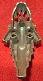 2006 LEGO BIONICLE Head Barraki Takadox Pearl Dark Gray 57551 Takanuva 8699