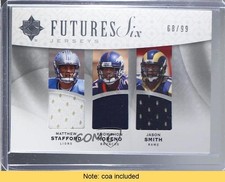 2009 Ultimate Collection 68/99 Matthew Stafford Knowshon Moreno Jason Smith ux6