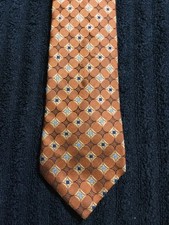 Jos A Bank Tie Mens Executive Geometric REPP Silk Stain Resistant NWOT