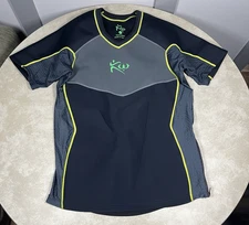 Kutting Weight Black Gray Neoprene Sauna Suit Fitness Shirt Size 3XL 1314