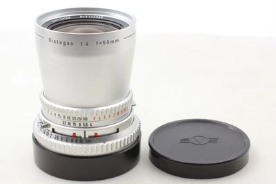 avec bouchons [NEUF] objectif Hasselblad Carl Zeiss Distagon C 50 mm f4 chrom... - Photo 1/4