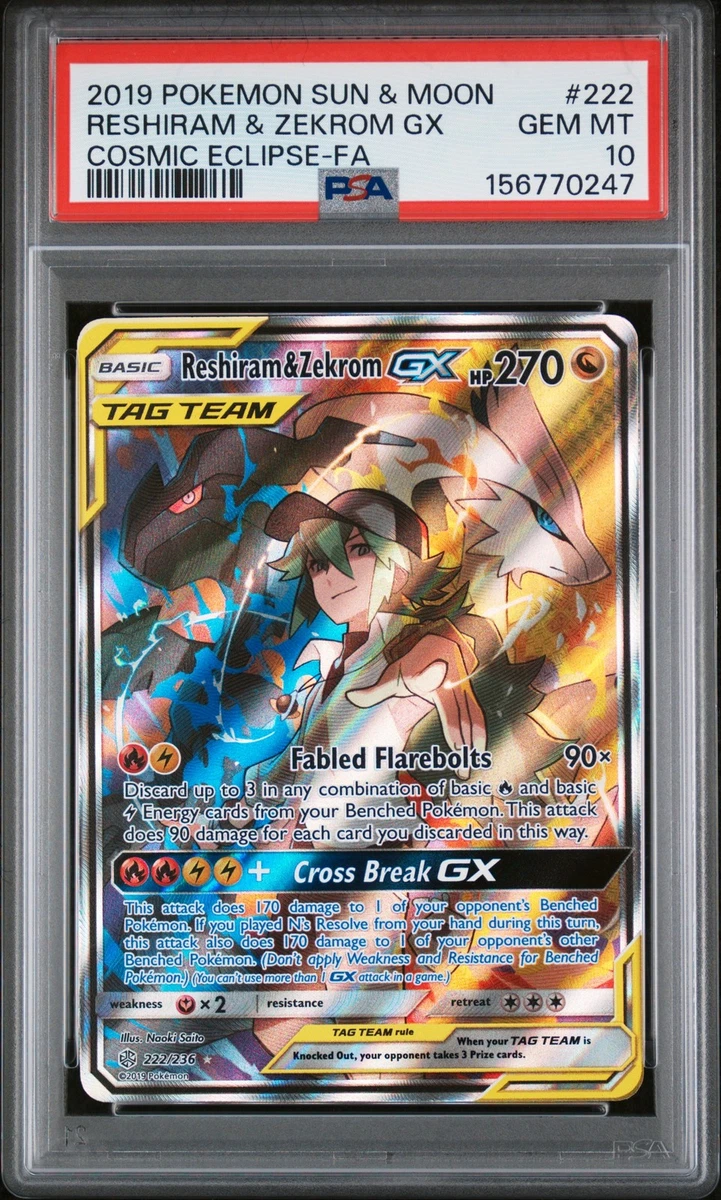 Карты Reshiram & Zekrom GX Pokémon TCG - огромный выбор по лучшим