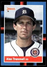 Alan Trammell 1988 Donruss #230 Tigers MLB READ FREE SHIPPING AutographDen
