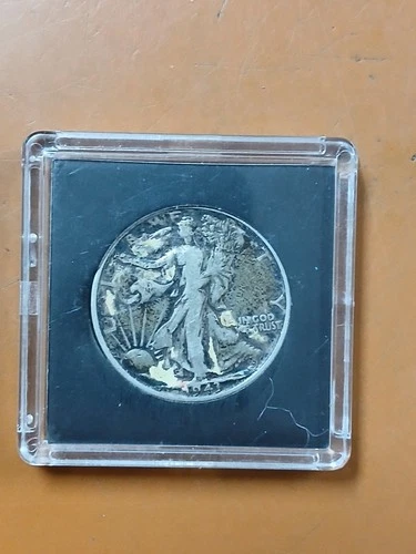 1943 walking liberty half dollar fine.