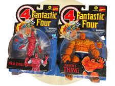 Hasbro Marvel Legends Retro Card  6  Fantastic Four Thing & High Evolutionary