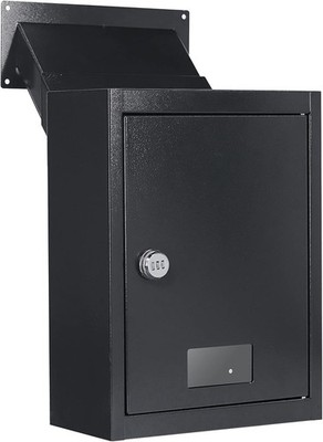 Through The Wall Drop Box W/ Combination Lock 16.5'' x 12.5'' x 6'' Adjustable