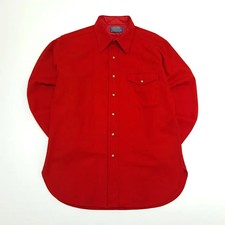 Pendleton USA Red Elbow Patch Long Sleeve Shirt - Size L