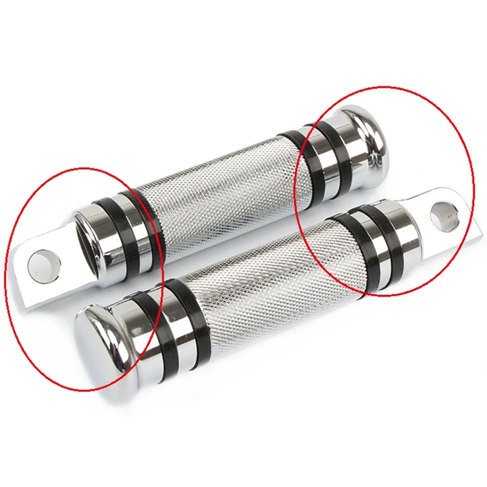 Motorcycle Foot Pegs Rest for Harley-Davidson Sportster Dyna Touring Foto 2 de 4