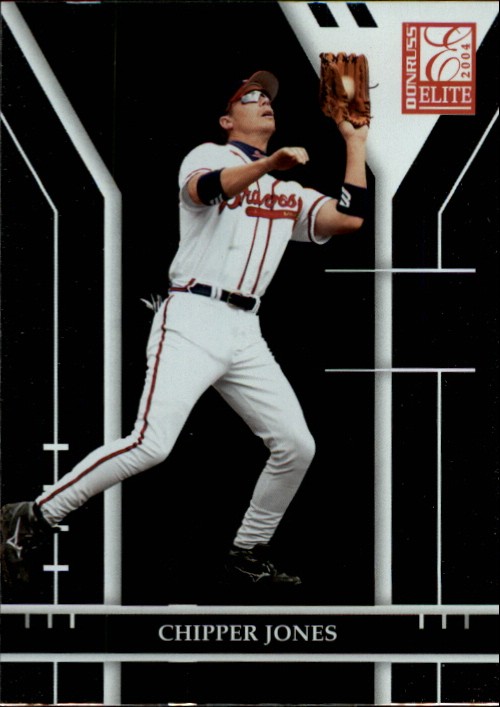 2004 Donruss Elite #77 Chipper Jones - BB