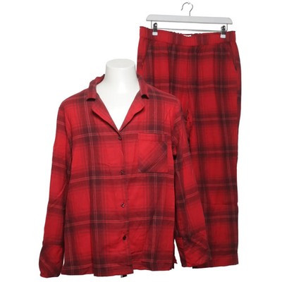 KappAhl, Pyjama, Größe: L, Baumwolle, Rot, Karo, Flanell #zbF