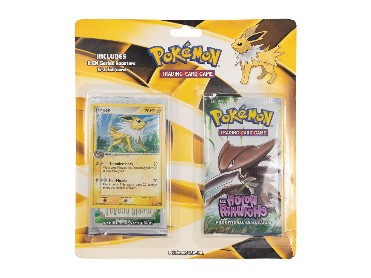 Pokemon 2006 Holiday 2 Booster Pack Blister Jolteon Legend Maker