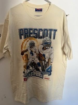 Dak Prescott Dallas Cowboys T-Shirt Planet Euphoria Design, Size XL