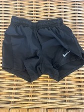 Nike kids/Toddler DriFit Shorts Drawstrings Black Sz S. 2in Lined